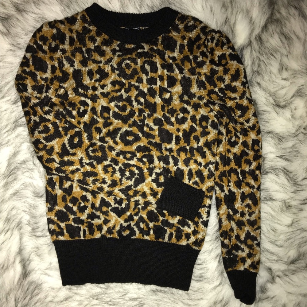Cheetah sweater